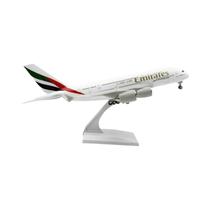 Modelo De Avião Airbus A380 De Resina 30CM UAE Emirates Escala 1:240 Brinquedo Colecionável Com