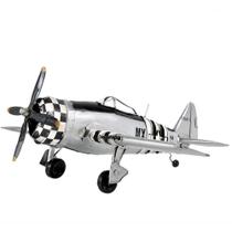 Modelo de avião Antigo Artesanato Moderno P-47 30x36x11 cm Modelo de avião Antigo Artesanato Moderno P-47 30x36x11 cm