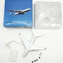 Modelo de Avião Antonov An225 de Metal Destacável Colecionável Preto 20 cm OEM Modelo de Avião Antonov An225 de Metal Destacável Colecionável Preto 20 cm OEM