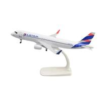 Modelo De Avião De Metal Diecast A320 Latam Airlines Chile 20CM Com Trem De Pouso Para Coleção