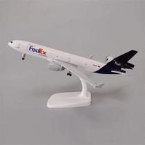 Modelo De Avião De Metal Em Liga De 20cm, Kit De Construção Em Escala Da Fedex Express Airlines Modelo De Avião De Metal Em Liga De 20cm, Kit De Construção Em Escala Da Fedex Express Airlines