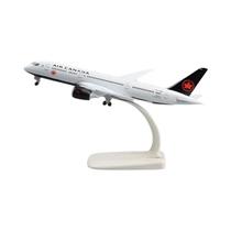 Modelo De Avião Em Metal Diecast Da Air Canada B787 De 20cm Com Rodas, Kit De Montagem