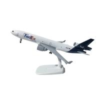 Modelo De Avião Em Metal Diecast JASON TUTU De 20CM, Presente De Brinquedo De Avião ATR Fedex
