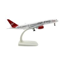 Modelo De Avião Em Metal Fundido Escala 1:400 De 20cm B787 A350 A330 - Presente