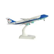 Modelo De Avião Miniatura De Metal Em Escala 1/400 B747 De 20cm Com Suporte E Rodas Para Decoração