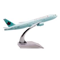 Modelo de avião Toy ManFull Canada 777 Decoração 16 cm Modelo de avião Toy ManFull Canada 777 Decoração 16 cm