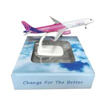 Modelo De Avião Wizz Air A321 Em Metal Liga Escala 1:400 Presente Colecionável
