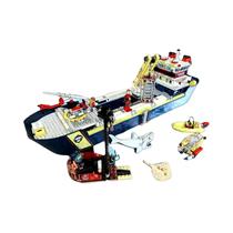 Modelo De Bloco De Construção De Navio De Cruzeiro Para Crianças Com Mais De 700 Peças, Exploração
