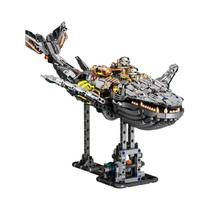 Modelo De Blocos De Montar De Baleia Com Luz, Decoração De Mesa DIY, Brinquedos Para Crianças,