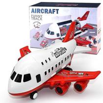 Modelo de brinquedo de avião infantil, tamanho grande, vermelho