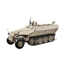 Modelo De Brinquedo De Blocos De Montar Do Veículo Blindado Sd.Kfz.251 Do Exército Alemão Da Segunda