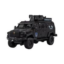 Modelo De Brinquedo De Carro De Polícia Tigre Dente De Sabre Escala 1:24 Em Liga Diecast Com Som,