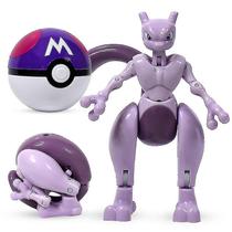Modelo de brinquedo de deformação Tomy Pokémon Elf Ball Pikachu Jenny Tu