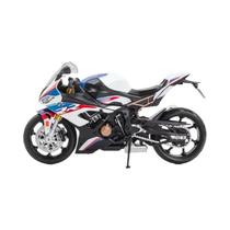 Modelo De Brinquedo De Motocicleta BMW S1000RR Em Escala 1:12 Com Pneus De Borracha E Direção Na