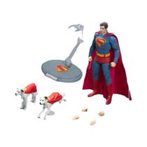 Modelo De Brinquedo Superman De Filme DC Feito À Mão De 19cm Presente Genuíno Ornamento Montado
