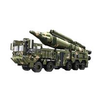 Modelo De Caminhão Militar Da Segunda Guerra Mundial Com Lançador De Mísseis, Blocos De Montar Para