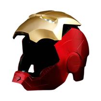 Modelo De Capacete Elétrico Luminoso Do Homem De Ferro, Brinquedo Com Abertura Manual Em Múltiplas