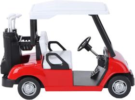 Modelo de carrinho de golfe de metal, Diecast Pull Back Action Cart, Conjunto de brinquedos de montagem para crianças, meninos e meninas, brinquedos