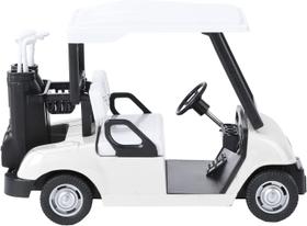 Modelo de carrinho de golfe de metal, Diecast Pull Back Action Cart, Conjunto de brinquedos de montagem para crianças, meninos e meninas, brinquedos