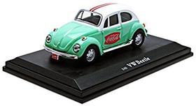 Modelo de carro clássico Volkswagen Fusca verde 1966 Modelo de carro clássico Volkswagen Fusca verde 1966