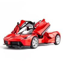 Modelo de carro de brinquedo BDTCTK compatível com Ferrari 1:32 com som vermelho