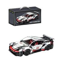 Modelo De Carro De Corrida Adulto Em Blocos De Montar Mini, Quebra-Cabeça Mecânico, Brinquedo Modelo De Carro De Corrida Adulto Em Blocos De Montar Mini, Quebra-Cabeça Mecânico, Brinquedo