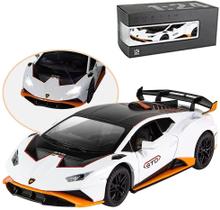 Modelo de carro de fundição sob pressão Wekity Lamborghini Hura escala 1:24