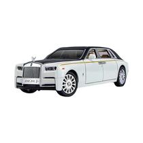 Modelo De Carro Em Escala 1:24 Rolls Royce Phantom Em Liga Diecast Com Som E Luz Star Top, Presente