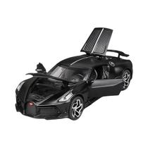Modelo De Carro Em Escala 1:32 Bugatti La Voiture Noire Em Liga De Metal Para Meninos