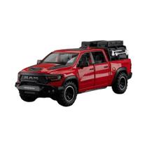 Modelo De Carro Em Escala 1:32 Dodge RAM 1000 TRX Mammoth Em Liga Com Som E Luz, Brinquedo De Puxar