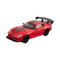 Modelo De Carro Em Escala 1:32 Dodge Viper ACR Em Liga De Metal Com Som E Luz Para Crianças
