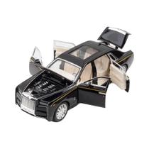 Modelo De Carro Em Escala 1:32 Rolls-Royce Phantom Diecast Com 6 Portas Que Abrem Função De