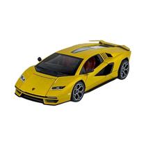 Modelo De Carro Esportivo Em Escala 1:24 Lamborghini Countach LPI 800-4 Em Liga Diecast Com Som E