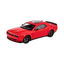 Modelo De Carro Esportivo Hellcat Em Escala 1/24 Com Som E Luz, Brinquedo De Puxar Para Meninos