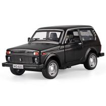 Modelo de carro fundido sob pressão Lada Jeep em escala 1:32 com luzes e som Modelo de carro fundido sob pressão Lada Jeep em escala 1:32 com luzes e som