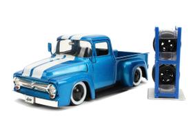 Modelo de Carro Jada 1956 Ford F-100 Pickup - Escala 1:24 - Fundido sob Pressão