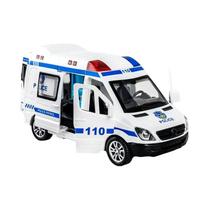 Modelo De Carro Miniatura Em Metal 1:32 Ambulância Caminhão De Bombeiros Carro De Polícia Brinquedo