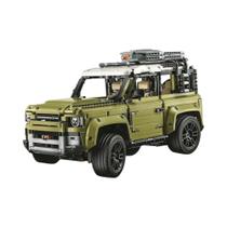 Modelo De Carro off Road, Conjunto De Blocos De Montar Técnicos Rover Defender Para Entusiastas De Modelo De Carro off Road, Conjunto De Blocos De Montar Técnicos Rover Defender Para Entusiastas De