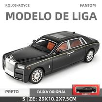 Modelo De Carro Rolls Royce Phantom Em Escala 1:18, Feito Em Liga Metálica, Tamanho Grande,