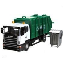 Modelo de coleção de veículos de transporte de carros de lixo Scania Toy Scania