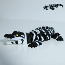 Modelo de Crocodilo Impresso em 3D coonoe com Articulações Flexíveis