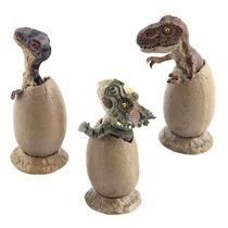 Modelo de dinossauro, meia eclosão, concha quebrada com base, 3 peças Modelo de dinossauro, meia eclosão, concha quebrada com base, 3 peças