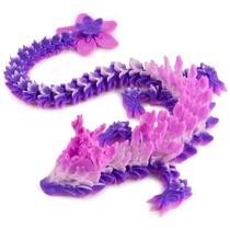 Modelo de dragão, cristal de flor de cerejeira impresso em 3D, 30 cm Modelo de dragão, cristal de flor de cerejeira impresso em 3D, 30 cm