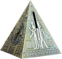 Modelo de estátua de pirâmide egípcia, caixa de dinheiro, decoração de casa de 5,1 polegadas - latão antigo (pirâmide egípcia) Modelo de estátua de pirâmide egípcia, caixa de dinheiro, decoração de casa de 5,1 polegadas - latão antigo (pirâmide egípcia)