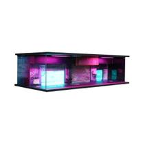 Modelo De Garagem De Carros Em Escala 1:64 Com Luzes LED, Diorama De Estacionamento, Cidade, DIY,