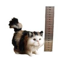 Modelo De Gato De Pelúcia Fofo E Macio Para Meninas, Brinquedo Realista De Animal Para Decoração De