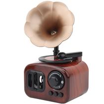 Modelo de gramofone vintage Music Box com mesa giratória Modelo de gramofone vintage Music Box com mesa giratória