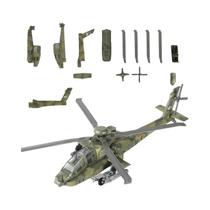 Modelo De Helicóptero De Ataque AH-64 Apache Em Escala 1/72, Kit De Montagem DIY, Blocos De