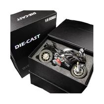 Modelo De Motocicleta Grande Em Liga Ducati V4S Kawasaki H2R H2 BMW S1000RR 1:19 Decoração Caixa De