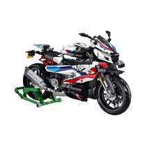 Modelo De Motocicleta Super DIY Para Meninos, Blocos De Montagem MOC, Brinquedos Técnicos De Cidade,